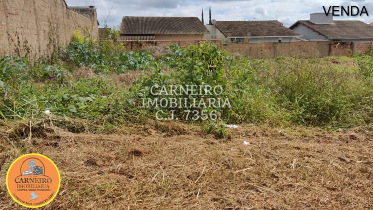 Terreno no Jardim Europa 1 – 220 mil